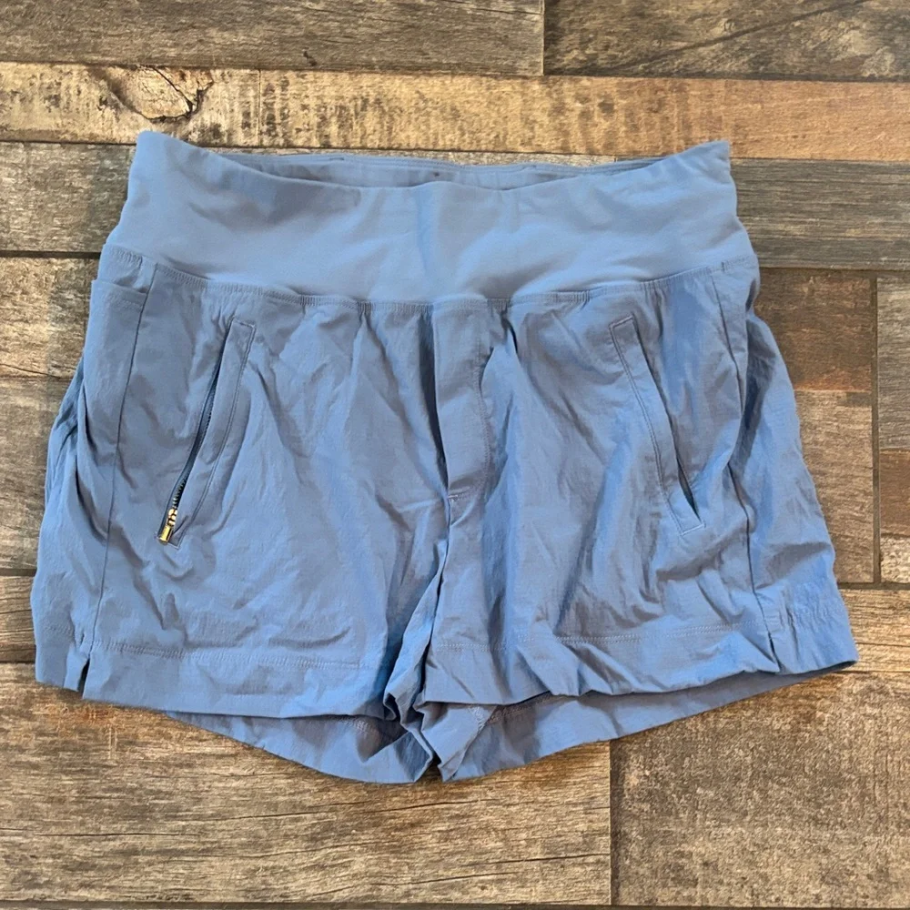 NWOT Athleta Women's Blue Athletic Shorts - Picture 6 of 6